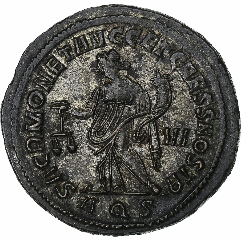 Maksymian,
Follis,
302-303