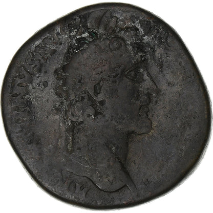 Antonin Pius, 
  
  Sestercjusz, 
  
  140-144